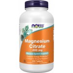 Now Foods Magnesium Citrate 200 mg 250 tablet – Hledejceny.cz