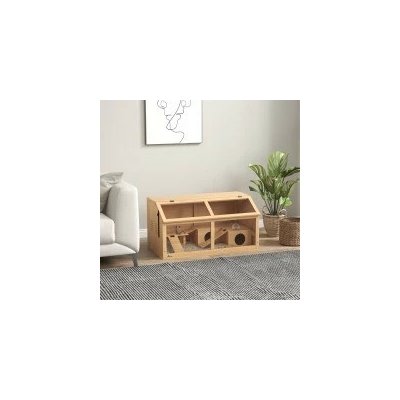 PawHut Klec pro hlodavce s plošinou 84 x 45 x 44 cm – Zboží Dáma