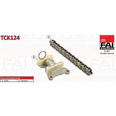 Sada rozvodového řetězu FAI AutoParts TCK124 – Zboží Mobilmania