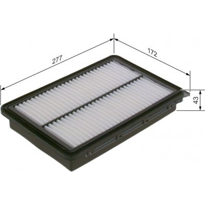 BOSCH F 026 400 617 Vzduchový filtr (F026400617) – Hledejceny.cz