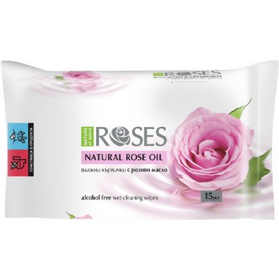 Agiva Vlhčené ubrousky na ruce a tělo bez alkoholu a parabenů, s růžovým olejem, 15 ks – Hledejceny.cz
