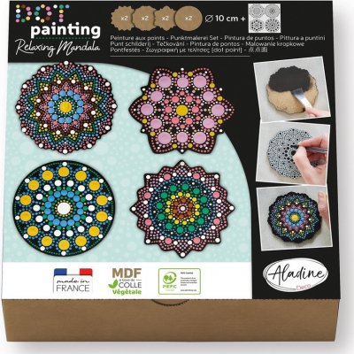 AladinE Kreativní sada Tečkování Mandaly 8 tvarů – Zbozi.Blesk.cz