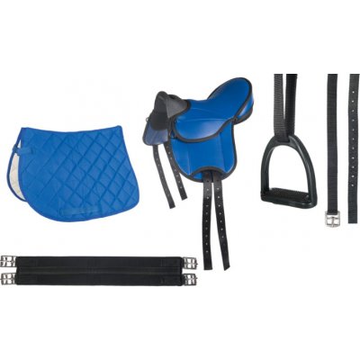 HKM Kompletně nastrojené sedlo pro shetty Beginner Fialová – Zboží Dáma