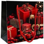 Vánoční dárková taška 14×15 cm 11241.02 – Zboží Dáma