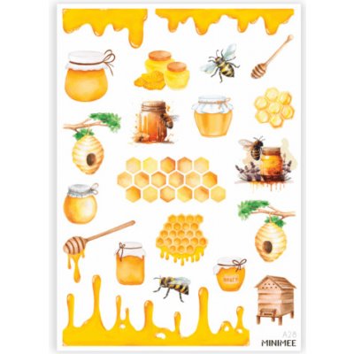 Samolepky MINIMEE - Med – Zboží Mobilmania