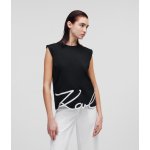 Karl Lagerfeld KARL SIGNATURE TANK bílá – Zboží Dáma