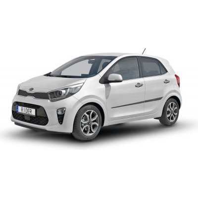 Rider Ochranné boční lišty na dveře, Kia Picanto III, 2017- , – Zboží Mobilmania