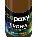 EcoPoxy Barevné pigmenty do pryskyřice hnedá 120 ml – Zbozi.Blesk.cz