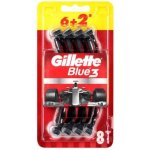 Gillette Blue 3 Formula Red 8 ks – Hledejceny.cz