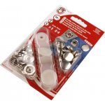 Knoflíky stiskací druk na silné materiály Ø15mm nikl – Zboží Dáma