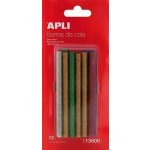 Apli tavné tyčinky se třpytkami, O 7,5 mm x 10 cm, mix barev, 12 ks – Hledejceny.cz