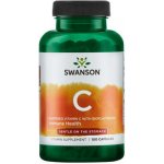 Swanson Pufrovaný vitamin C s bioflavonoidy 100 kapslí – Hledejceny.cz