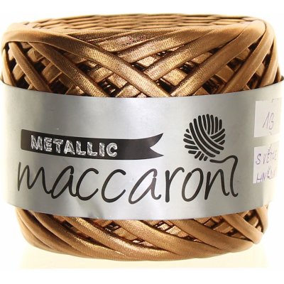 Maccaroni Metallic světle hnědá 13 – Zboží Mobilmania