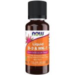 Now Liquid D-3 & MK-7 vitamin D3 K2 MK7 30 ml – Hledejceny.cz