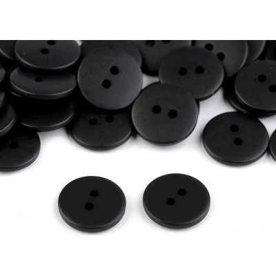 Knoflík velikost 24" Varianta: 6 (39) černá, Balení: 10 ks – Zboží Dáma