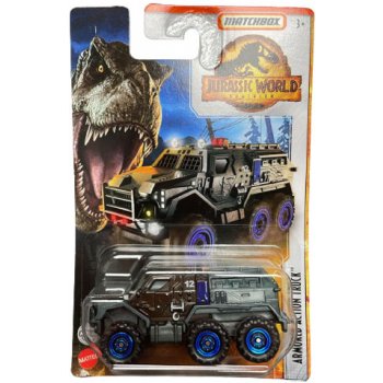 Toys Matchbox Jurassic World Armored Action Truck