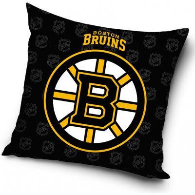 TipTrade Velurový Polštář NHL Boston Bruins 40x40 – Zboží Dáma