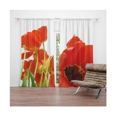 Sablio Závěs Tulipány: 2ks 140x250cm – Hledejceny.cz