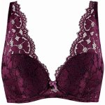 Monča krajková podprsenka s výztuží 1106 tmavě fialová – Zboží Mobilmania