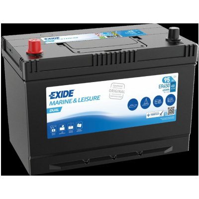 Exide Dual 12V 95Ah 650A ER450 – Sleviste.cz