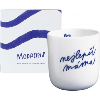 Bella Rose Porcelánový hrnek Nejlepší máma bílá barva porcelán 270 ml – Zboží Dáma