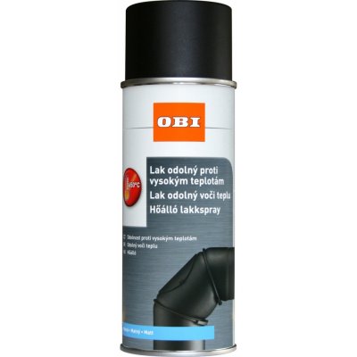 OBI Lak do 650 °C žáruvzdorný černý matná 400 ml