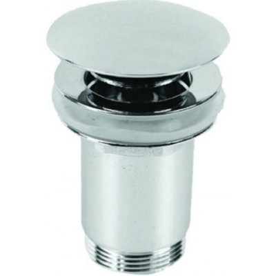 Výpusť umyvadlová 5/4" Klik-Klak, mosaz/chrom, velká zátka – Hledejceny.cz