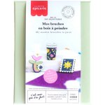La Petite Epicerie Sada na výrobu 3 dřevěných broží – Hledejceny.cz