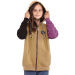 Horsefeathers Olive claret red dětská mikina na zapínání – Sleviste.cz