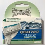 Wilkinson Sword Quattro Titanium Sensitive 4 ks – Sleviste.cz