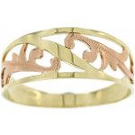 Zlatnictví U Kostela zlatý dámský prořezávaný prsten 0955 – Zboží Mobilmania