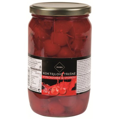 Rioba Třešně koktejlové se stopkou 750 g – Zboží Dáma