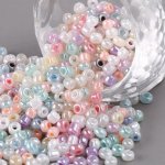 Skleněný rokajl - 8/0 - 3 mm - pastelový mix - 1 g – HobbyKompas.cz