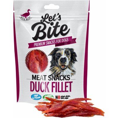 Brit Let's Bite Meat snacks Duck Fillet 300 g – Zboží Mobilmania