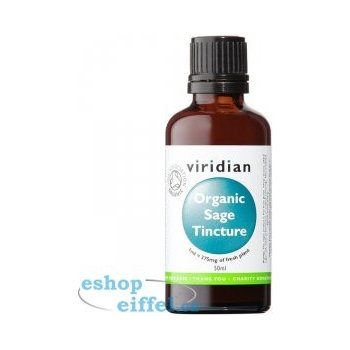 Viridian Sage Tincture Organic Šalvěj lékařská 50 ml