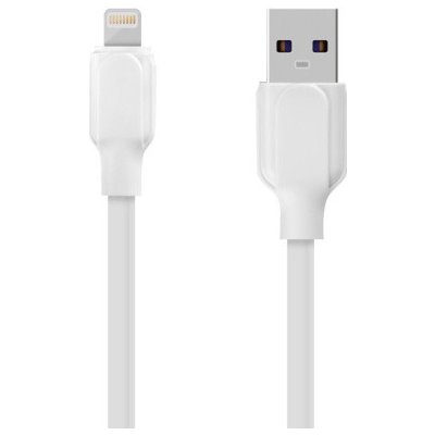 Obal:Me AL12WH Simple USB-A/Lightning, 1m, bílý – Zboží Mobilmania