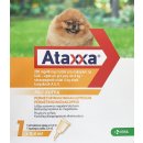 Veterinární přípravek Ataxxa Spot-on pro psy do 4 kg S 200 / 40 mg 1 x 0,4 ml