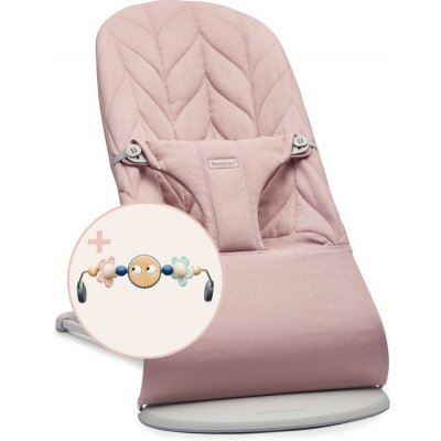 BABYBJÖRN lehátko Bouncer Bliss Dusty Pink/Cotton Petal + hrazda Očička Googly Eyes Pastel – Sleviste.cz