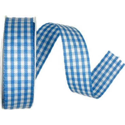 Stuha taftová VICHY KARO BLUE modrá 25mm x 3m (6,- Kč/m) – Hledejceny.cz