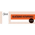 Optys 1267 Bločkové vstupenky 14x5cm 100 listů – Hledejceny.cz