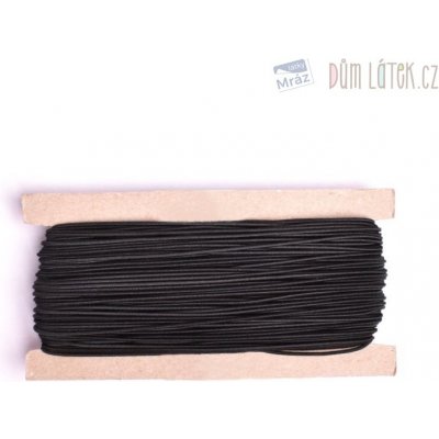 Pruženka kulatá černá 1,4 mm – Zboží Dáma