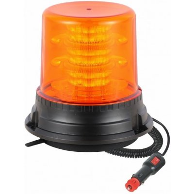 KAMAR LED výstražný maják 22W, 36xLED, R65, R10, magnet, 12/24V, 4módy oranžové, IP67 [ALR0010-4]