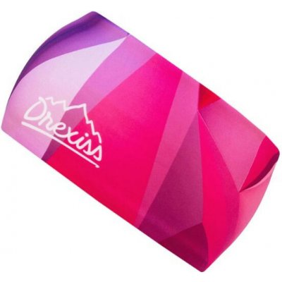 Drexiss Drexiss funkční čelenka Shapes Pink – Zboží Dáma