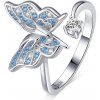 Prsteny Royal Fashion nastavitelný prsten Třpytivý motýl BSR098