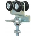 Pojezdová sada pro zavěšená vrata 60 a 90 kg, profil 33x34 mm Varianta: Pojezdový vozík čtyř kolový, profil 33x34, nylon kolečka – Zbozi.Blesk.cz