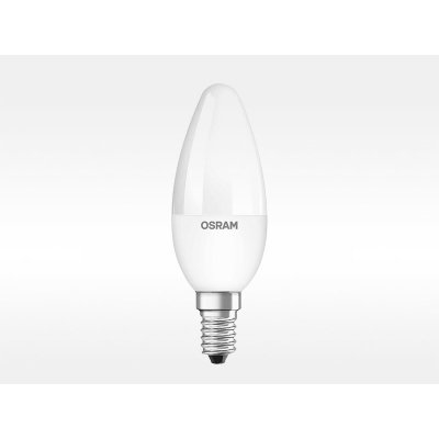 Osram LED žárovka CL B FR E14 5,7W 40W teplá bílá 2700K , svíčka – Zbozi.Blesk.cz