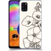 Pouzdro a kryt na mobilní telefon Samsung Pouzdro ACOVER Samsung Galaxy A31 A315F s motivem Flower