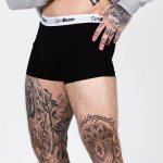 GymBeam pánské boxerky Essentials 3Pack Black – Zboží Dáma