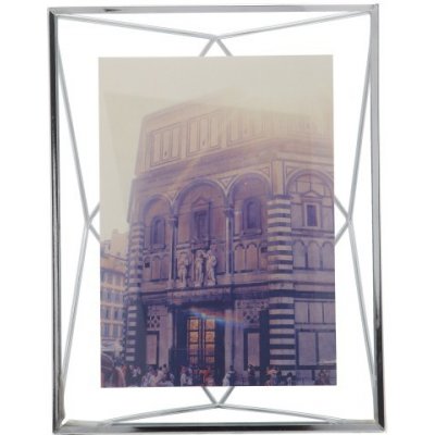 Umbra Photo Display Prisma Photo Frame Vertical, držák na obrázky, nosič obrázků, fotorámeček, držák na fotografie, sklo / kov, chrom, 313015158 – Sleviste.cz