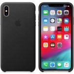 Apple iPhone XS Max Kožený kryt černý MRWT2ZM/A – Zboží Mobilmania
